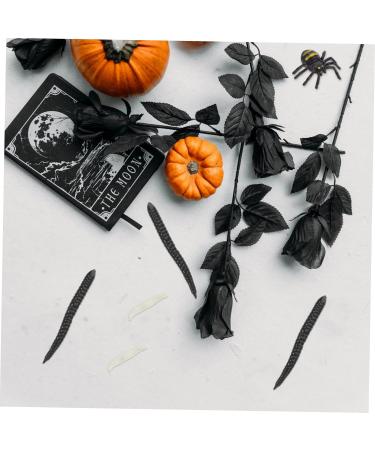 Abaodam 200 Pcs Simulated Maggot Prank Joke Toys Game Tossing Toys Live Wax Worms Party Toys April Fools Day Tricks Disgusting Maggot Models Party Prank Props Fake Soft Rubber Plastic - Buy Online on GoSupps.com