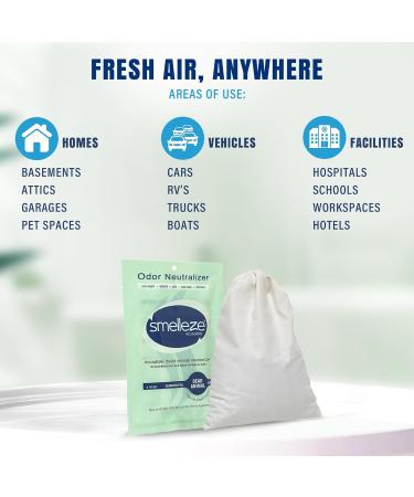 SMELLEZE Dead Animal Odor Eliminator for Strong Odor Removal - Eliminate Dead Rodent & Wildlife Smell - Safe Indoor & Outdoor Use Natural Odor Remover Fresh & Effective - 1 Pouch. - Buy Online on GoSupps.com