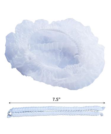 100 Pcs Disposable Hair Net Bouffant Cap for Food Service & DIY - USA Ship - Unisex Scrub Cap - Buy Online on GoSupps.com