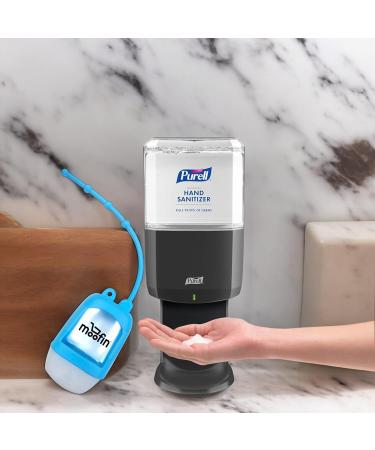 ES6 Non-Contact Hand Disinfectant Dispenser 1200ml - Graphite Finish Slim Design Bundle with Moofin - Ideal for Offices & International Shipping - Buy Online on GoSupps.com