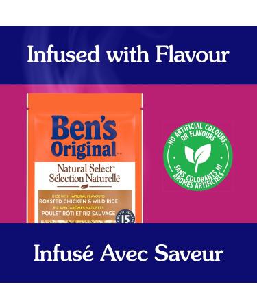 BEN'S ORIGINAL NATURAL SELECT Roasted Chicken Flavour & Wild Rice Side Dish 365g pouch Chicken 365 g (Pack of 1) - Buy Online on GoSupps.com