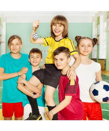 Jadive 20-Piece Adjustable Soccer Charm Bracelet Set | Silver Braided Rope | Perfect Christmas Gift for Girls & Teens | Ideal for Soccer Team Players | Mixed Colors - Buy Online on GoSupps.com