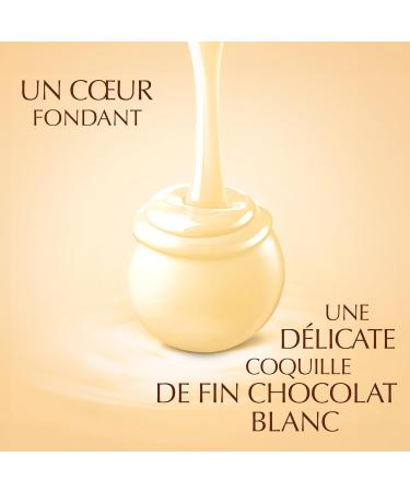 Lindt - Cornet LINDOR - Assortiment de Chocolats Blancs - C ur fondant - Id al pour No l 200g Blanc 200g - Buy Online on GoSupps.com