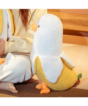 Napacoh Banana Duck Plush Toy - 50cm/19.69 White Stuffed Animal Pillow for Girls and Women - Buy Online on GoSupps.com