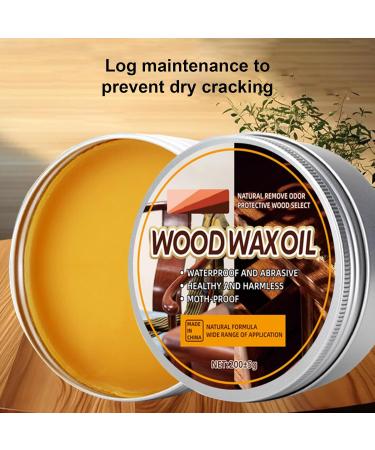 Beeswax Polish for Wood Small Wood Wax Finish | Natural Beeswax Furniture Polish Wood Seasoning Beewax for Wood Polish & Conditioner Multipurpose Waterproof - Buy Online on GoSupps.com
