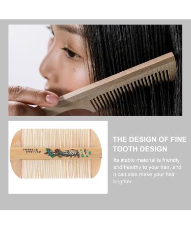 VICASKY Lot de 2 Peignes Dents Doubles Dens ment Serr es en Bambou Peigne Antipelliculaire Double Face Soin du Cuir Chevelu Maison Stimulation Circulatoire Adapt s Style Al atoire - Buy Online on GoSupps.com