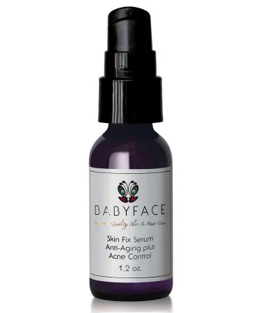 BABYFACE Clear Skin Potent & Fast Working SkinFix Serum 2.5% Retinol + 20% Vitamin C + Niacinamide Salicylic Acid for Teen and Adult Acne 1.2 oz.