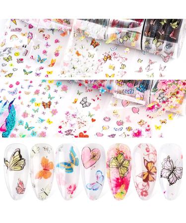 CHANGAR Sunflower & Floral Nail Art Foil Stickers - Spring DIY Designs for Women & Girls - Buy Online on GoSupps.com