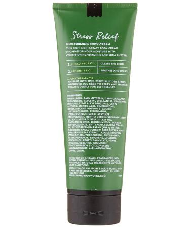 Bath & Body Works Aromatherapy Stress Relief Eucalyptus Spearmint Body Cream 8.0 oz 226g (2 Pack) - Buy Online on GoSupps.com