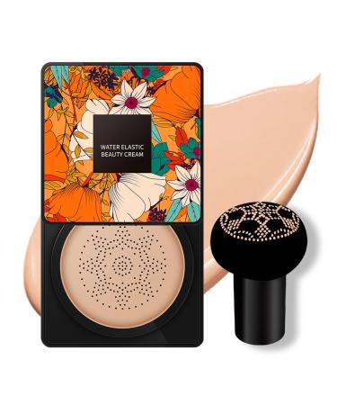 CC Cream Foundation Mushroom Head Air Cushion CC Cream Waterproof Flawless Air Cushion Foundation BB Cream Foundation Long lasting/Oil Control/Moisturizing BB Cream Makeup (Natural)