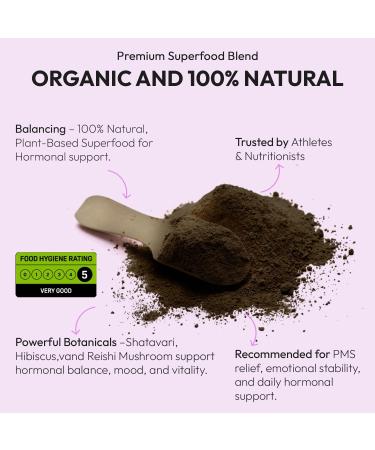 Vegan Is Us Organic Hormone Harmony Superfoods Blend for Women - Sweet | Minty - 150g - Buy Online on GoSupps.com