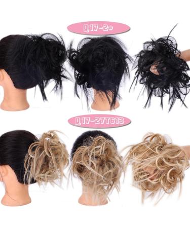 Messy Bun Hair Piece for Women Messy Fluffy Hair Bun Chignon Tousled Updo Hairpiece Ponytail Extension with Elastic Band Synthetic Scrunchies Ponytail Hairpieces for Women Fake Hair Accessories fo 12h24 - Buy Online on GoSupps.com