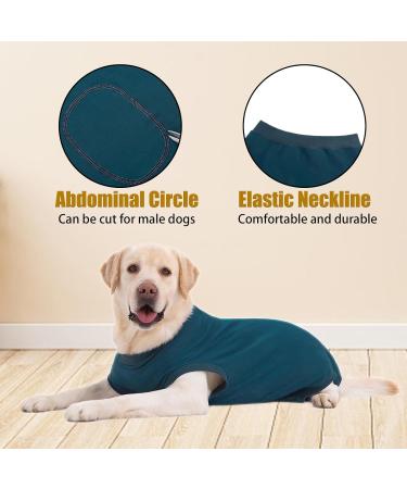 Axcimond Dog Surgery Recovery Suit - Spay Suit for Medium Large Dogs - Male Female Pet Shirt Alternative - Blue - Buy Online on GoSupps.com