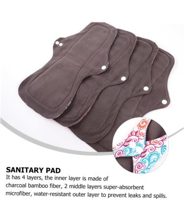 FRCOLOR 12-Pack Washable Menstrual Pads - Reusable Comfortable Eco-Friendly Menstruation Pads for Women - Buy Online on GoSupps.com
