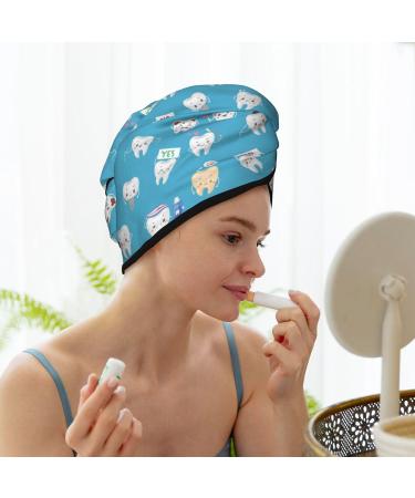 Hair Towel Wrap - Fast Drying Turban with Button | Quick & Cute Hair Drying Towel for Healthy Hair - Buy Online on GoSupps.com