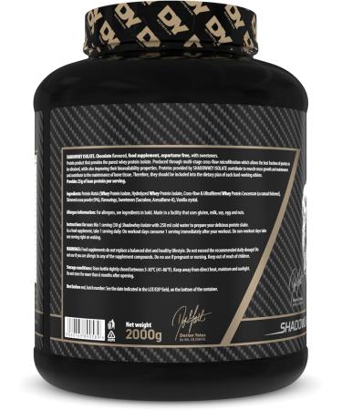  DY Nutrition Dorian Yates Isolate Shadowhey Chocolate - 2000g 2320g - Buy Online on GoSupps.com