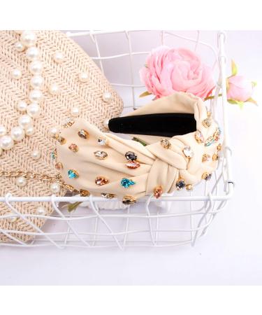 FEDANS Women's Bohemian Jeweled Knot Headband - Style 3 | Hair Accessory for Girls - Buy Online on GoSupps.com