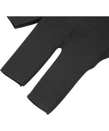 Fockety Pool Cue Gloves | Universal Durable Billiard Gloves | Breathable Right Hand Black - Shop Now! - Buy Online on GoSupps.com