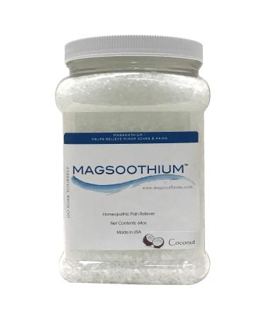 Magsoothium's 64oz Magnesium and Arnica Infused Soaking Crystals (Coconut)