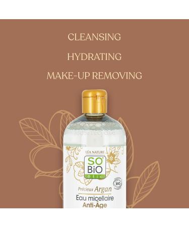 SOBiO tic Precieux Argan Cleansing Toning Lotion 500ml - Organic Cosmebio Skincare | International Shipping - Buy Online on GoSupps.com