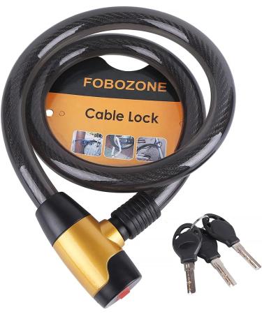 Cable Lock Bike Lock Motorcycle Lock Lock Warehouse  Gate  Very Strong. - Buy Online on GoSupps.com