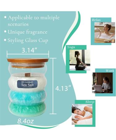 Buy Gedengni Soy Jar Candle - Sea Salt Scented Aromatherapy Gift Set for Home Spa & Weddings | International Shipping Available - Buy Online on GoSupps.com