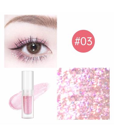 Pigmented Liquid Glitter Eyeshadow in Peach and Purple - Long Lasting, Quick Drying, Easy to Apply | YMH BEAUTE - Buy Online on GoSupps.com