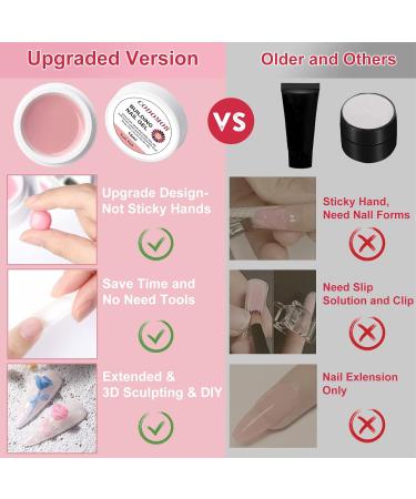 COMODOR Solid Sculpture Gel Nail Extension Builder Gel 2 Pcs * 15ml (2 Nude Pink) - Buy Online on GoSupps.com