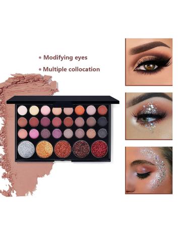 Roseflower 27PC Make-up Set - Portable Multifunctional Cosmetic Kit for Women & Girls | Eyeshadow Palette Foundation Lip Gloss & Concealer - Buy Online on GoSupps.com