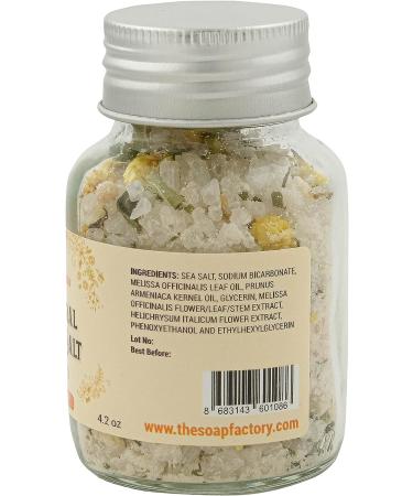 Melissa Bath Salt 4.23 oz Glass Jar - Mineral-Rich Luxury Detox Scrub with Essential Oils for Aromatherapy - Private Spa Experience - Buy Online on GoSupps.com