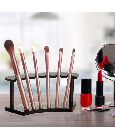 AMIUHOUN Set of 4 Pen Holder 6 Slots Pen Display Stand Nail/Make-Up/Art Brush Rack Organiser Holder for Home (Black) - Buy Online on GoSupps.com
