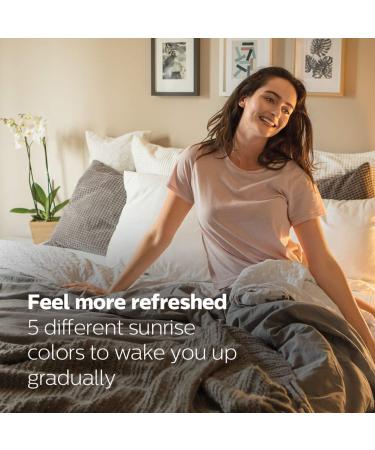 PHILIPS SmartSleep Wake-Up Light with Simulated Sunrise & Sunset | Multiple Lights & Sounds for Relaxation | HF3650/60 - Buy Online on GoSupps.com
