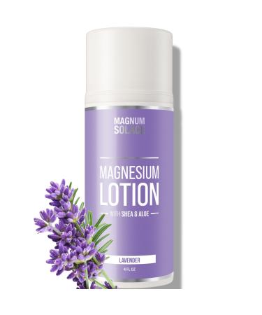 Magnesium Lotion with Aloe Shea Coconut - Alternative to Topical Magnesium Cream - Lavender