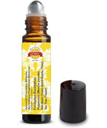 Deve Herbes Asthma Relief Essential Oil - Breathe Easy Blend for Asthmatics & High Blood Pressure - Cajeput Holy Basil Spearmint & Almond Oil - 10ml - Buy Online on GoSupps.com