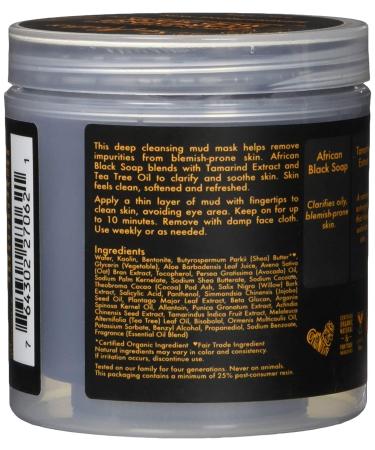 Buy SheaMoisture African Black Soap Clarifying Mud Mask 6 oz - Best Skin Care Solution - Buy Online on GoSupps.com