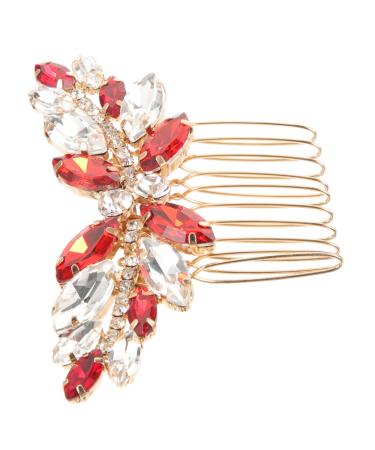 Mikinona Metal With diamond bride headgear accessories wedding hairpin hair barrettes hair pin girl headpiece romantic comb alloy rhinestones rhinestone hair clips Hair piece girl
