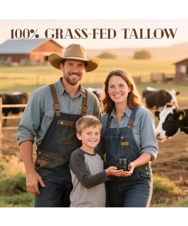 MEIDU Beef Tallow for Skin,Tallow and Honey Balm for Face,Raw Wild Honey Blend,Organic Grass-Fed Beef Tallow Balm,Face and Body Moisturizer(60g) 2.12 Ounce (Pack of 1) - Buy Online on GoSupps.com