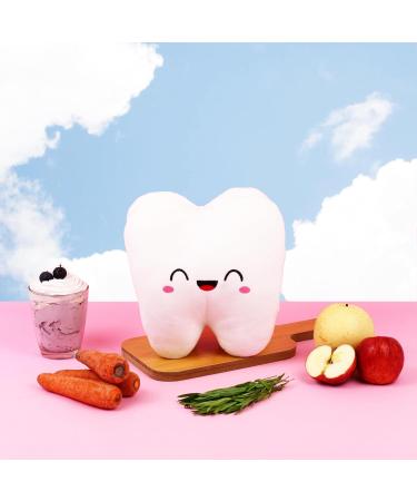 nerdbugs Tooth Plush | The Molar The Merrier! | Perfect Dentist & Dental Hygienist Gift | Adorable Tooth Fairy Pillow - Buy Online on GoSupps.com