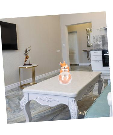 1pc Decorative Lights para Mesa De Lantern Decor Nativity Ornaments Solar Animal Lamp Garden Light Decoration Solar LED Animal Scene Lamp Ornament Resin Light (Orange) - Buy Online on GoSupps.com