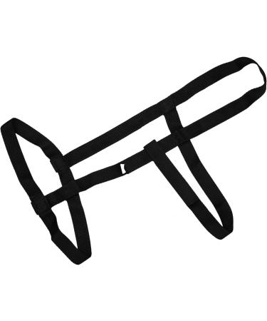 Marengos Weide Halver | Halter for Horses & Ponies | Soft Belt Handlebar for Pasture | Adjustable Sizes | Black Thoroughbred - Buy Online on GoSupps.com