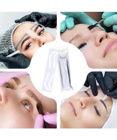  Whnbuij Stick-on Eyebrow Tattoos Mapping Stickers Eyebrow Shape Guide | 10 Pairs of Eyebrow Shaping Stencils Eyebrow Mapping Templates for Tinting - Buy Online on GoSupps.com