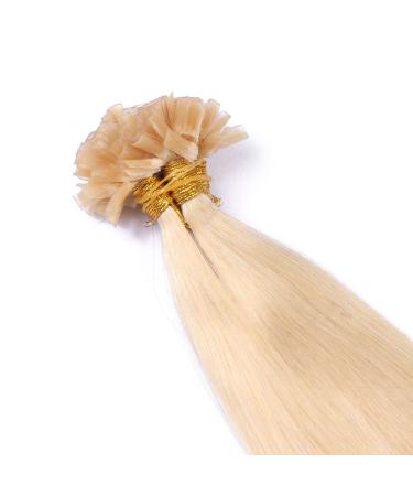 Keratin Bonding 100% Remy Real Hair Extensions - #613 Clisure Light Blonde - 50 Strands - 70cm U-Tip - Premium Quality by Novon Hair - Buy Online on GoSupps.com