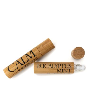 Calm Essential Oil Roller & Eucalyptus Peppermint Essential Oil Essential Oil Blends Breathe Essential Oil Blend Aromatherapy Self Care Products for Women by Soulistic Root