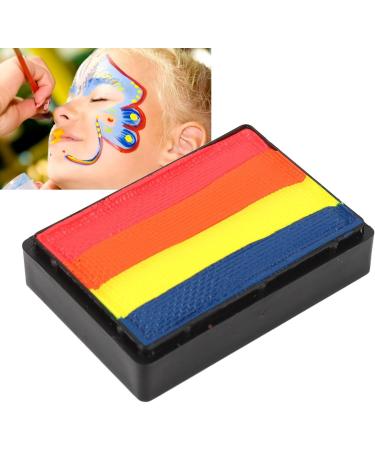  Fockety Fockety Face and Body Paint 4 Colors Split Cake Palette Soft Safe for Hand Painting Children's Education 30g (24) - Buy Online on GoSupps.com