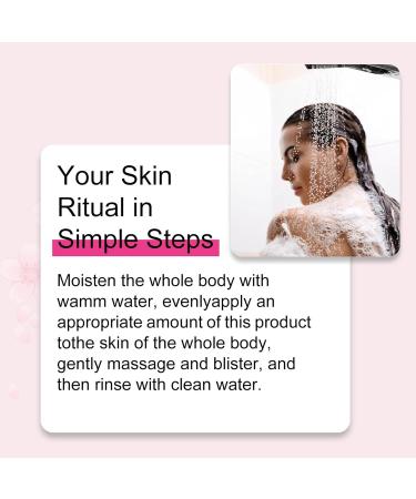 XJBD Cherry Blossom Shower Gel Hydrating Scented Body Wash for Women Body Soap with Coconut Oil Gentle Cleansing for Soft Skin Long-Lasting Refreshing Floral Fragrance For All Skin Types - Buy Online on GoSupps.com