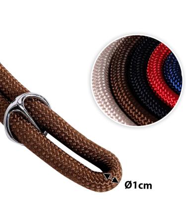 Lionto Dog Collar - Brown Retriever Training Collar 55 cm Length 1 cm Thickness | Durable & Stylish - Buy Online on GoSupps.com