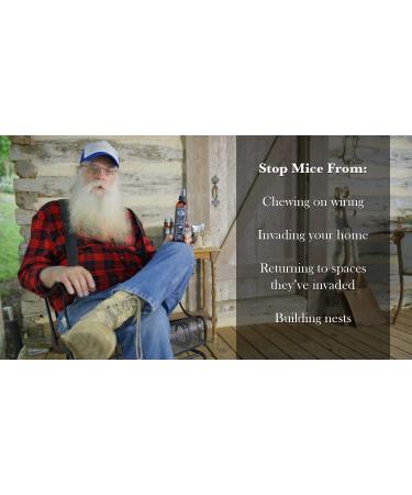 Grandpa Gus's 8 Oz Mouse Rodent Repellent Spray - Peppermint & Cinnamon Oil Formula | Repels Mice & Rats from Nesting in Homes, RVs, Boats, Cars | Deters Chewing in Storage & Wiring - Buy Online on GoSupps.com