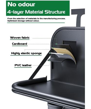 Ruucy 2-Piece Car Organizer for Kids - Waterproof Back Seat Kick Mats with Table Hooks & Glasses Frames - Buy Online on GoSupps.com