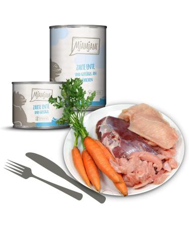 Mjamjam Premium Wet Cat Food - Culinary Deer & Turkey with Cranberries - Mix Pack II - Wild Rabbit 200g (6 Pack) - Buy Online on GoSupps.com