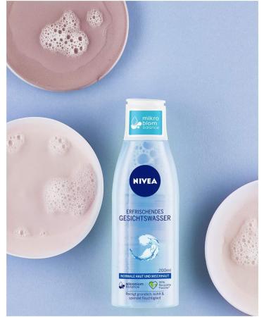NIVEA Refreshing Facial Toner for Normal and Combination Skin (200 ml) Facial Toner invigorates and refreshes The Skin mild Facial Toner Provides Intensive Moisture 200 ml - old version - Buy Online on GoSupps.com